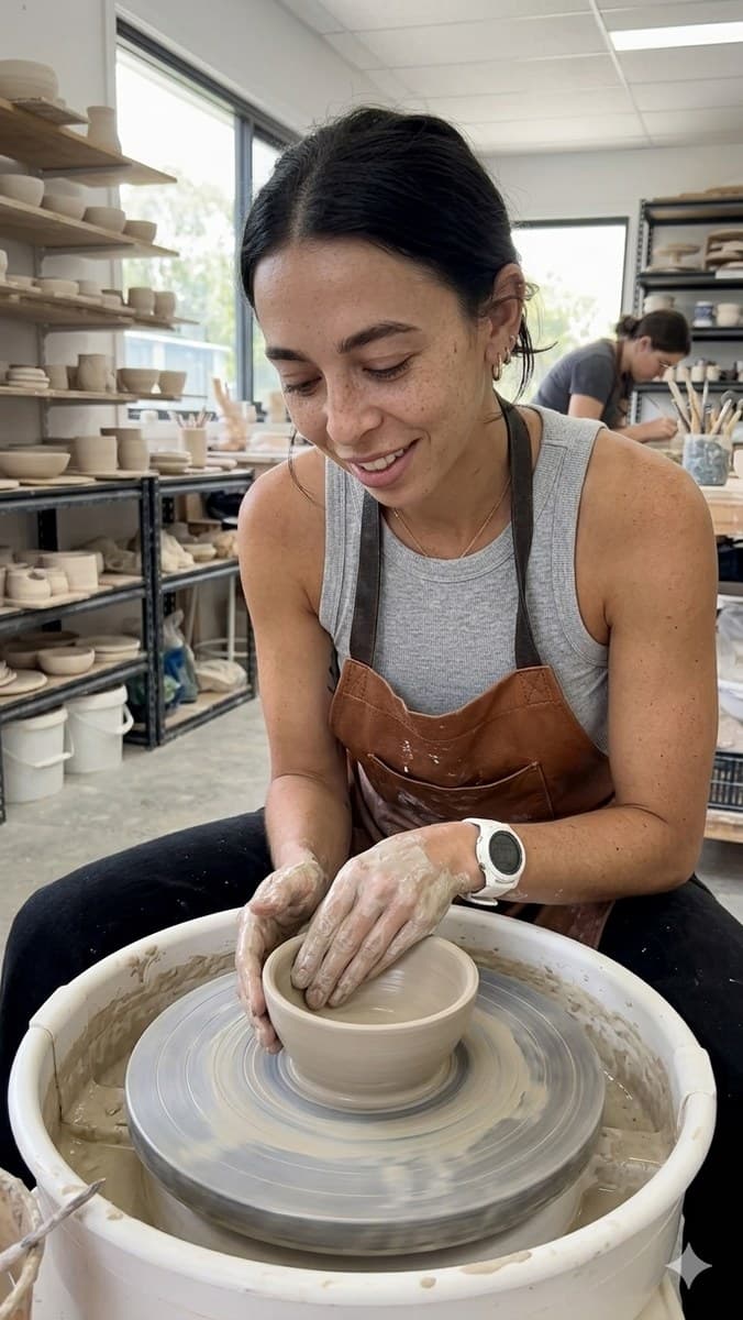 The maker at work