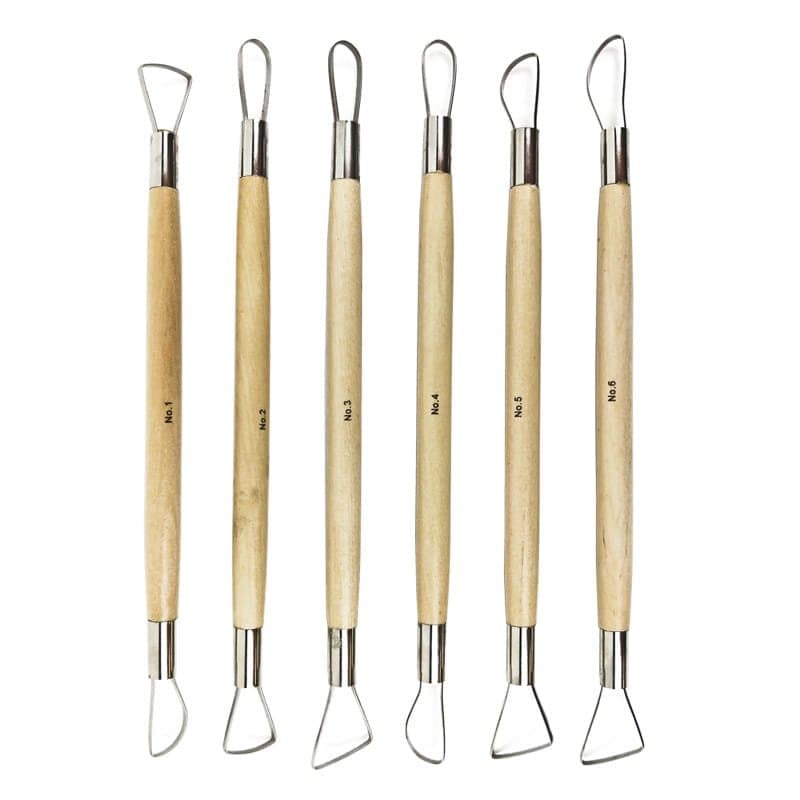 Ribbon tools set for pottery